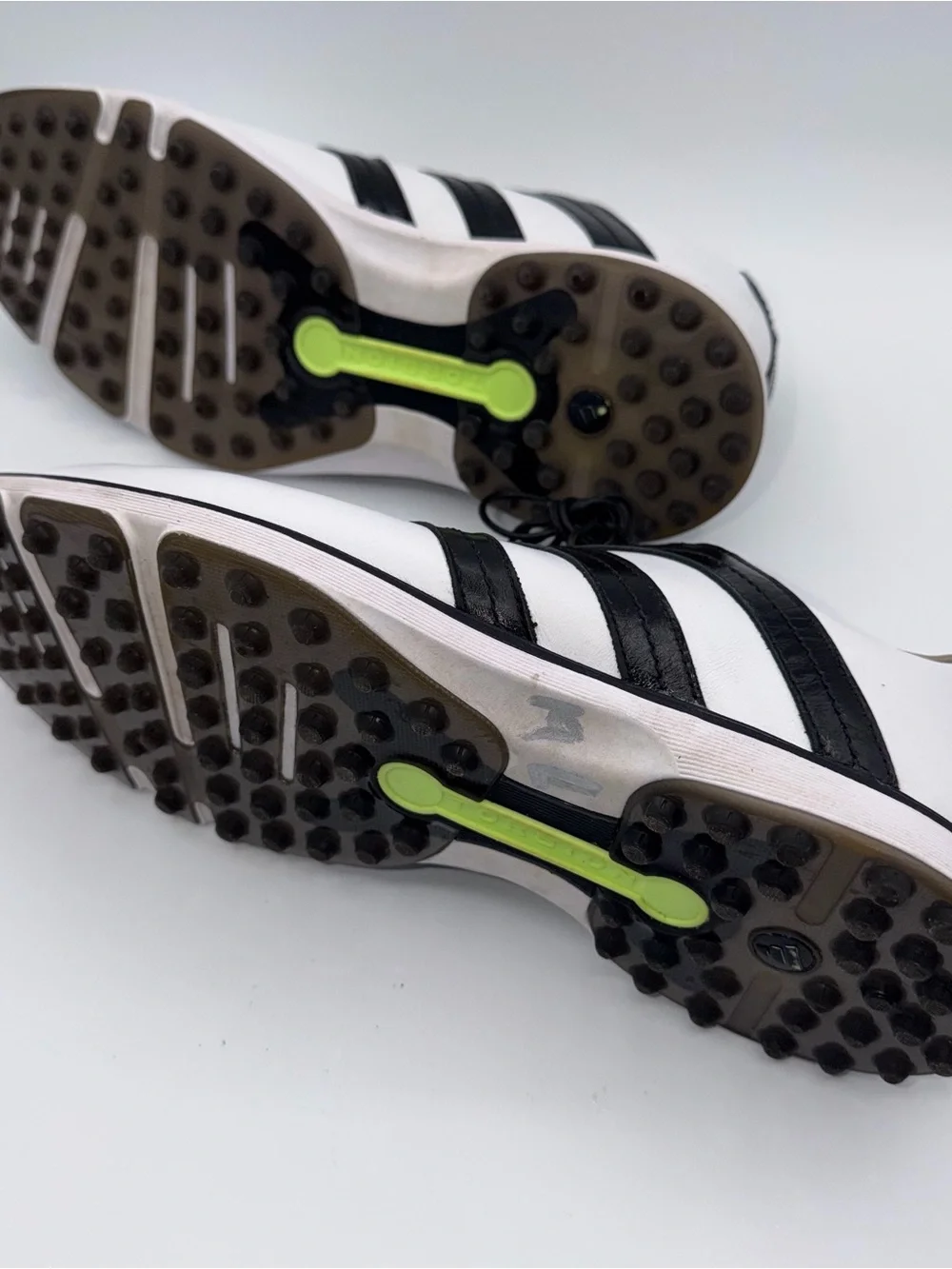Adidas MC87 Z-Traxion Spikeless Golf Shoes Black White Mens Size 11 Used